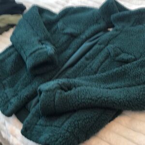 Cozy Teal Fleece Jacket